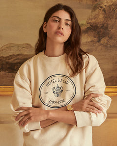 Eden Crest crewneck - Cream