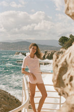 Load image into Gallery viewer, Hotel du Cap Cursive Terry Polo - Eden Pink
