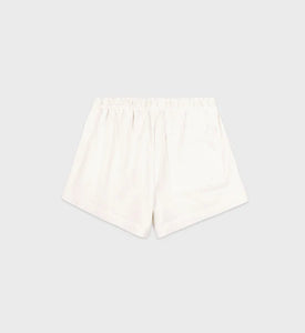 Connecticut Crest Disco Shorts - Coconut