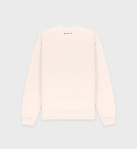 Eden Crest crewneck - Cream