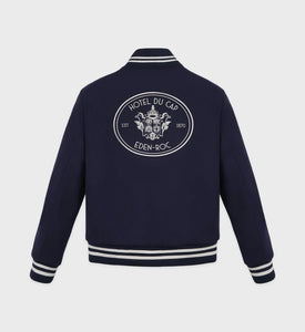 Eden Crest Wool Varsity Jacket - Navy