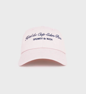 Hotel du Cap Cursive Hat - Pink