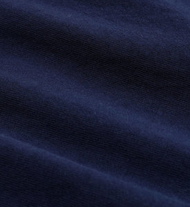 Hotel du Cap Cursive Quarter Zip - Navy