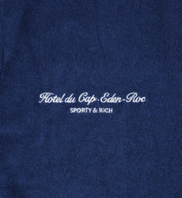 Load image into Gallery viewer, Hotel du Cap Cursive Terry Polo - Indigo
