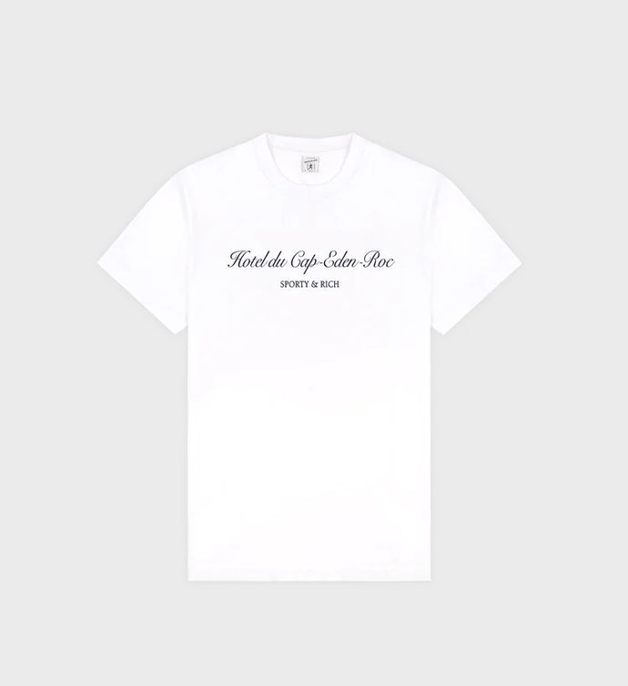 Hotel du Cap Cursive T-Shirt - White