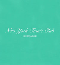 Load image into Gallery viewer, NY Tennis Club Cropped Crewneck - Caribbean
