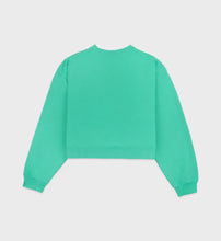 Load image into Gallery viewer, NY Tennis Club Cropped Crewneck - Caribbean
