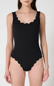 PALM SPRING MAILLOT --- BLACK INDIGO