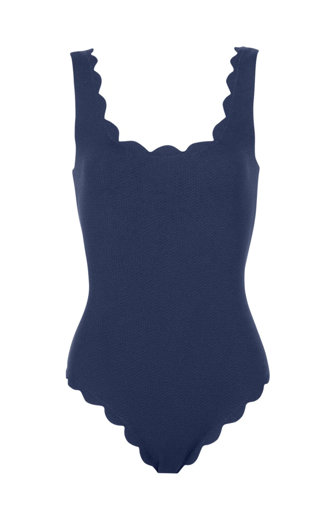 PALM SPRING MAILLOT --- BLACK INDIGO