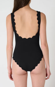 PALM SPRING MAILLOT --- BLACK INDIGO