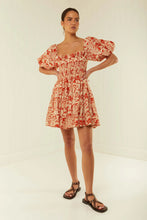Load image into Gallery viewer, Kub Dress - Red Palm Scene

